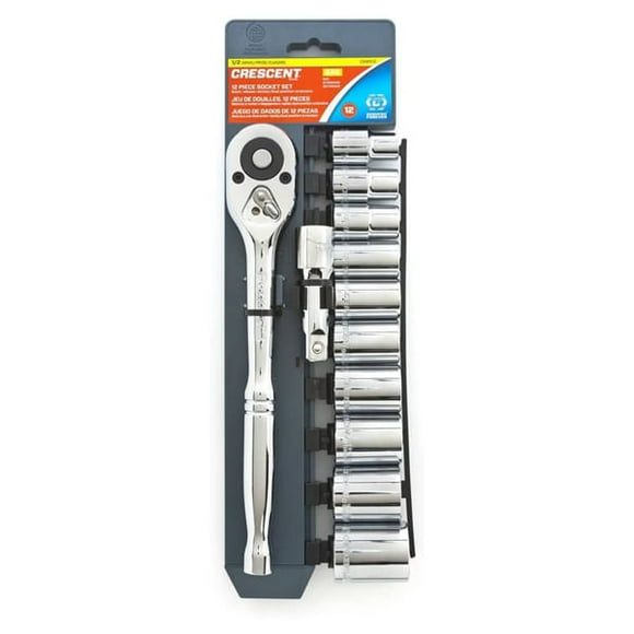 Juego Dados Sae Con Matraca Crescent 1/2 Plg Csws12N