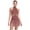 Dusty Pink, variant on YiZYiF Women's Sparkle Latin Dance Dress Tassel Bodysuit Samba Cha-Cha Stage Shows Dancewear Royal Blue XXL