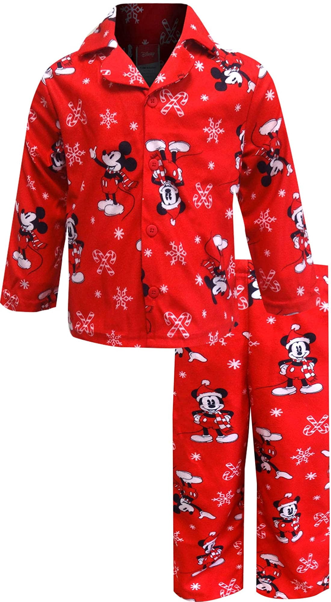 Disney Boys Mickey Mouse Christmas Flannel Toddler Pajamas Walmart Canada