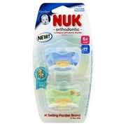 Gerber Nuk Silicone Button Pacifier Sz 2 2 Pc
