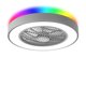 thumbnail image 1 of Ventilador de techo LEDIARY, control remoto con luz RGB sin aspas de 20 pulgadas, 1 of 7