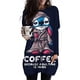 thumbnail image 4 of Camiseta holgada de cuello redondo de gran tamaño para otoño e invierno con bolsillo informal de Lilo & Stitch de Disney para mujer, jersey de manga larga que combina con todo, 4 of 5