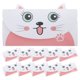 thumbnail image 3 of 20 sobres de papel con dibujos de gatos, tarjetas de felicitación, tarjetas de agradecimiento, invitaciones para fiestas de cumpleaños infantiles, baby showers y ocasiones especiales, 3 of 8