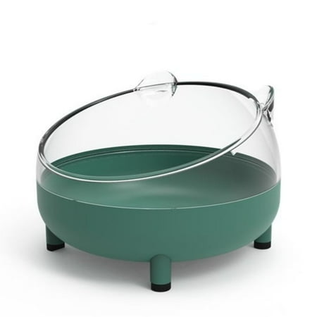 Hamster Sand Bath Box Cage Toilet Transparent Hamster Bathroom Small Animal Bath House for Mice Rabbit Pets Small Pet Accessory