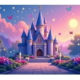 thumbnail image 4 of LUUFILx Fairy Tale Castle Backdrop Decoration Magical Party Supplies Princess Birthday Celebration Banner Photography Props Dreamy Background Decor, 4 of 8