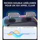 thumbnail image 5 of Adaptador Bluetooth 2023 Jack 3.5, Receptor Auxiliar Bluetooth 5.3 【Efecto de Sonido Estéreo HiFi】 Conexión Dual y Llamadas Manos Libres USB Bluetooth para Auto Estéreo/Altavoz, 5 of 5
