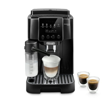 De'Longhi Magnifica Start Automatic Espresso Machine with Auto Milk Frother & Built in Grinder - 5 One-Touch Recipes, Easy-to-Clean, Home Barista Coffee Maker for Lattes, Cappuccino, Iced Coffee