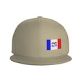 thumbnail image 2 of DouZhe Flat Brim Cap Snapback Hat, Iowa State Seal Flag Prints Adjustable Yellow Adult Baseball Cap, 2 of 7