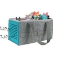 thumbnail image 3 of YUEMING Portable Carrying Compatible With Toniebox Set And Tonies Figurines Travel Cloth Musical Toy Folding Bag For Toniebox Accessories,Blue, 3 of 3