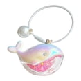 thumbnail image 1 of Llavero de ballena, muñeco de animal, llavero, adorno, decoración compacta, dije para bolso Rosa, 1 of 9