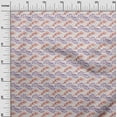 thumbnail image 3 of oneOone Cotton Flex Rose Brown Fabric Leaves Dress Material Fabric Print Fabric By The Yard 40 Inch Wide, 3 of 5