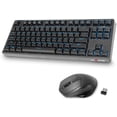 thumbnail image 1 of Velocifire Wireless Keyboard and Mouse Combo,  KM01 87 Key Red Switch Wireless Mechanical Keyboard and Wireless Mouse Combo, 1 of 7