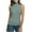 Mint Green tank tops, variant on Pimelu Tank Top for Women Womens Summer Tops 2024,Casual Solid Slim Fit Sleeveless Tees Shirts Ladies Fashion Turtleneck Comfy Vest Blouses Workout Tank Tops for Women