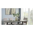 thumbnail image 2 of Mid-Century Modern Grey Counter Height Dining Table 1pc Rectangle Table Dining Room Furniture, 2 of 6