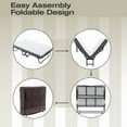thumbnail image 3 of Folding Bed with Mattress, SPortable Foldable Bed with Storage Cover, SRollaway Bed for Adults with Memory Foam Mattress and Metal Frame, SCot Size Guest Bed on Wheels,75 x 45 inch, 3 of 16