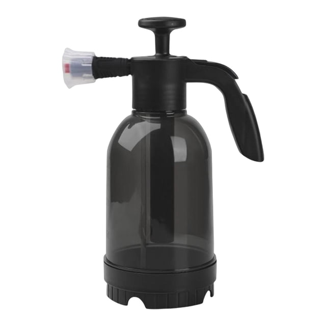 Pulverizador de botella de espuma, bomba de mano para coche, pulverizador de espuma a presión de 2L para limpieza del hogar Negro Zulema Botella pulverizadora
