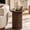 Walnut, variant on Sunshen Round Fluted Side Table Set of 2, Drum Pedestal End Tables,22.5'' Pedestal Accent Nightstand for Bedroom, Living Room, Couch Sofa Side & Small Spaces, Natural