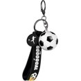 thumbnail image 1 of Soccer Keychain Soccer Gifts Key Chain, Football Inspirational Keyring Sports Fan Silicone Key Rings Football Keys Chains, Sports Ball Car Keyrings Cute Soccers Ball Keyring for Christmas Gifts, 1 of 7