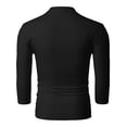 thumbnail image 3 of H2H Mens Casual Slim Fit 3/4 Sleeve Henley Jersey Shirts (CMTTS0205), 3 of 6