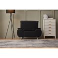 thumbnail image 6 of Kingway Furniture Lilian Faux Leather Livingroom Chair in Black, 6 of 7