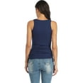 thumbnail image 5 of Beautyin Drawstring Camisole Stretchy Racerback Ribbed Tank Top for Women, 5 of 5