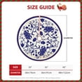 thumbnail image 2 of Fotbe Blue And White Porcelain Pattern Pattern Christmas Tree Skirt, Tree Skirts Plush Christmas Decorations, Christmas Tree Skirts Xmas Decorations Holiday Party Decor-36", 2 of 6