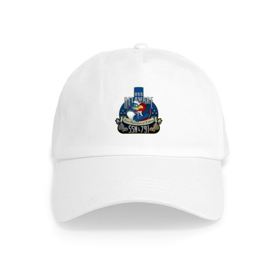 CafePress - USS Delaware Cap - Adjustable 100% Brushed Unisex Casual Cotton Baseball Cap, Beige, 1