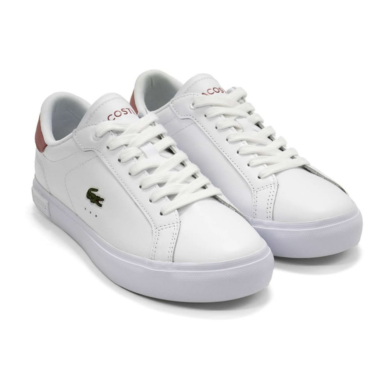 Lacoste Powercourt Blush Leather Sneakers blanco zapatillas mujer