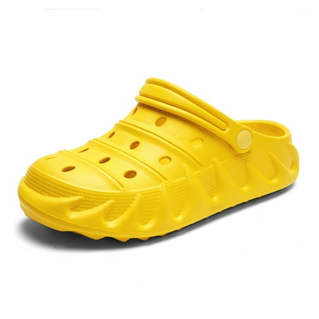 Cyiecw Unisex Garden Clogs Slip-on Garden Shoes Lightweight Beach Sandals Slippers for Women and Men