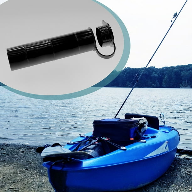 5pcs Rubber 2'' Fishing Rod Holder Insert Tube Protector & Cap
