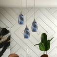 thumbnail image 3 of Aiwen Modern Pendant Light Marble Grain Glass Hanging Ceiling Lamp Industrial Handcrafted Lighting, 3 of 10
