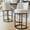 White, variant on iooHug 26 Inch Swivel Counter Height Bar Stools with Back, Set of 4 PU Leather Bar Chairs with Footrest, Kotchen Counter Stools with Metal Frame, White