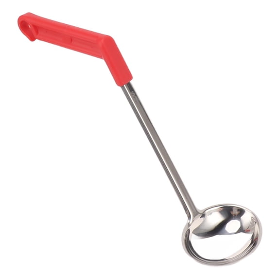 BOKYAN Stainless‑Steel Soup Ladle with Curved Anti‑Scald Handle – 50 mL Multifunctional Kitchen Tool