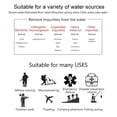 thumbnail image 2 of VitalStraw Water Filter Straw for Camping & Survival Situations – Emergency Water Filter, 2 of 11