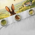 thumbnail image 4 of Castle Fairy Child Teenagers Cartoon Animal Rabbit Black Out Curtains,Spring Garden Flowers Butterfly Curtains Pack of 2 (42x63 Each),Rustic Cottage Cabin Bedroom Curtains,Ultra Soft Home Decor, 4 of 6