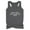 Gray, variant on Honeeladyy Sales Women Racerback Tank Tops Vintage Letter Graphic Tee Workout Athletic Yoga Tops Relaxed Running Exercise Gym Shirts