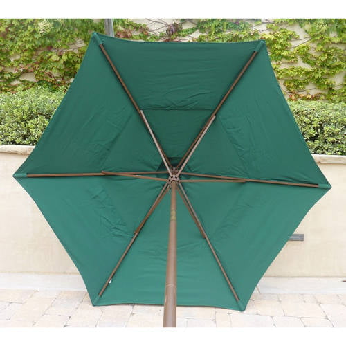 Double Vented 9ft Replacement Umbrella Canopy 8 Ribs in Hunter Canopy Only 