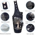 thumbnail image 2 of Yoga Mat Bag - Large Opening Long Tote Yoga Mat Carrier Holder Bag with Waterproof Wet Zipper Pocket and Drawstring Water Bottle Pocket - Yoga Bag Fit Most Size Mats, 2 of 5