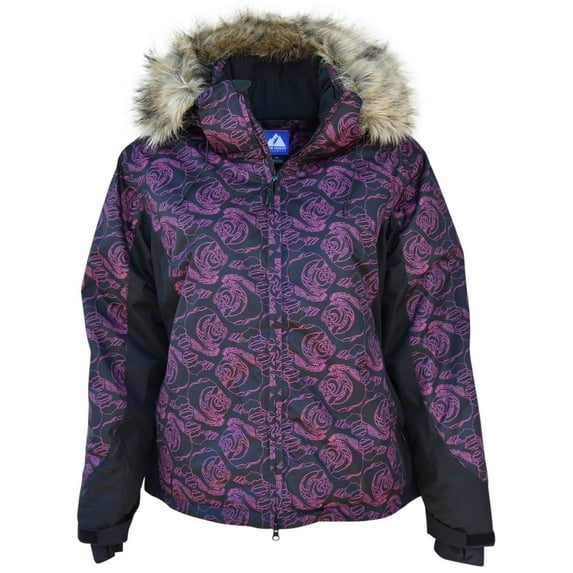 Snow Country Outerwear Women's Plus Size Flurry Ski Coat Jacket 1X-5X