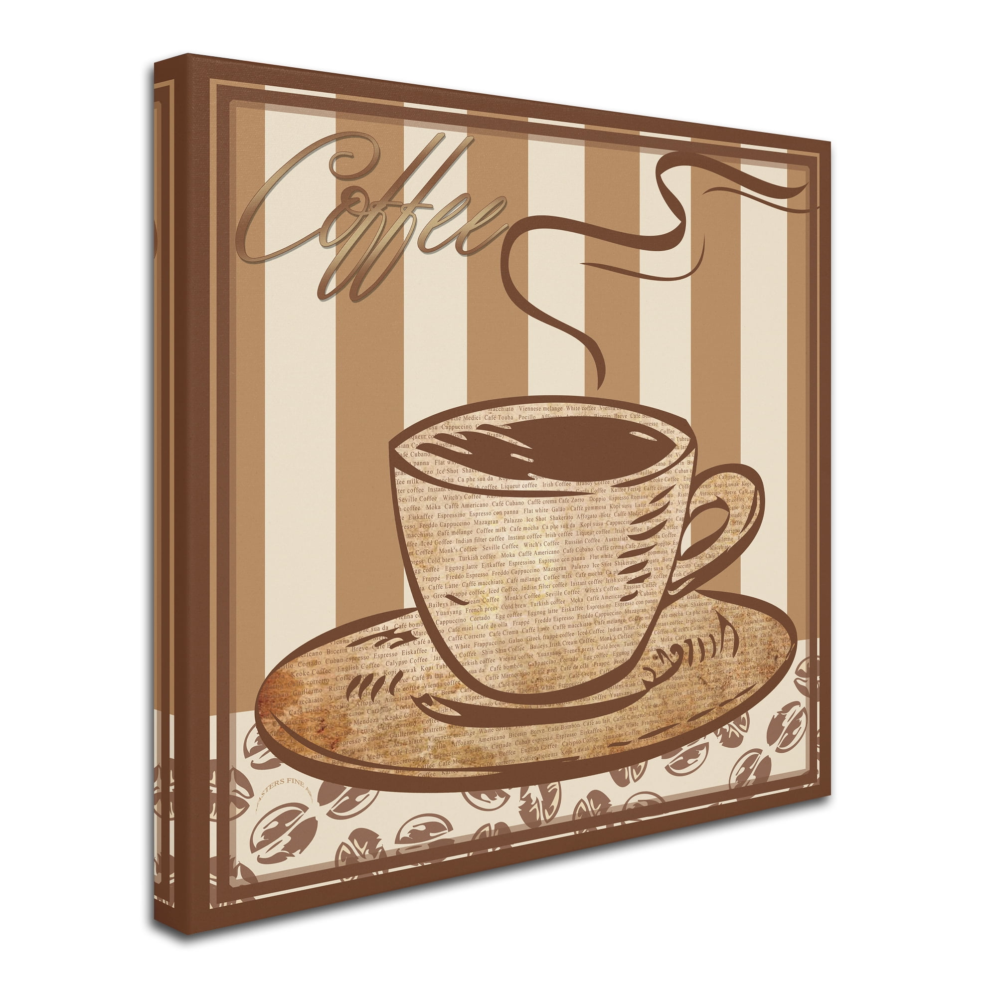 Trademark Fine Art 'Coffee' Canvas Art by Masters Fine Art