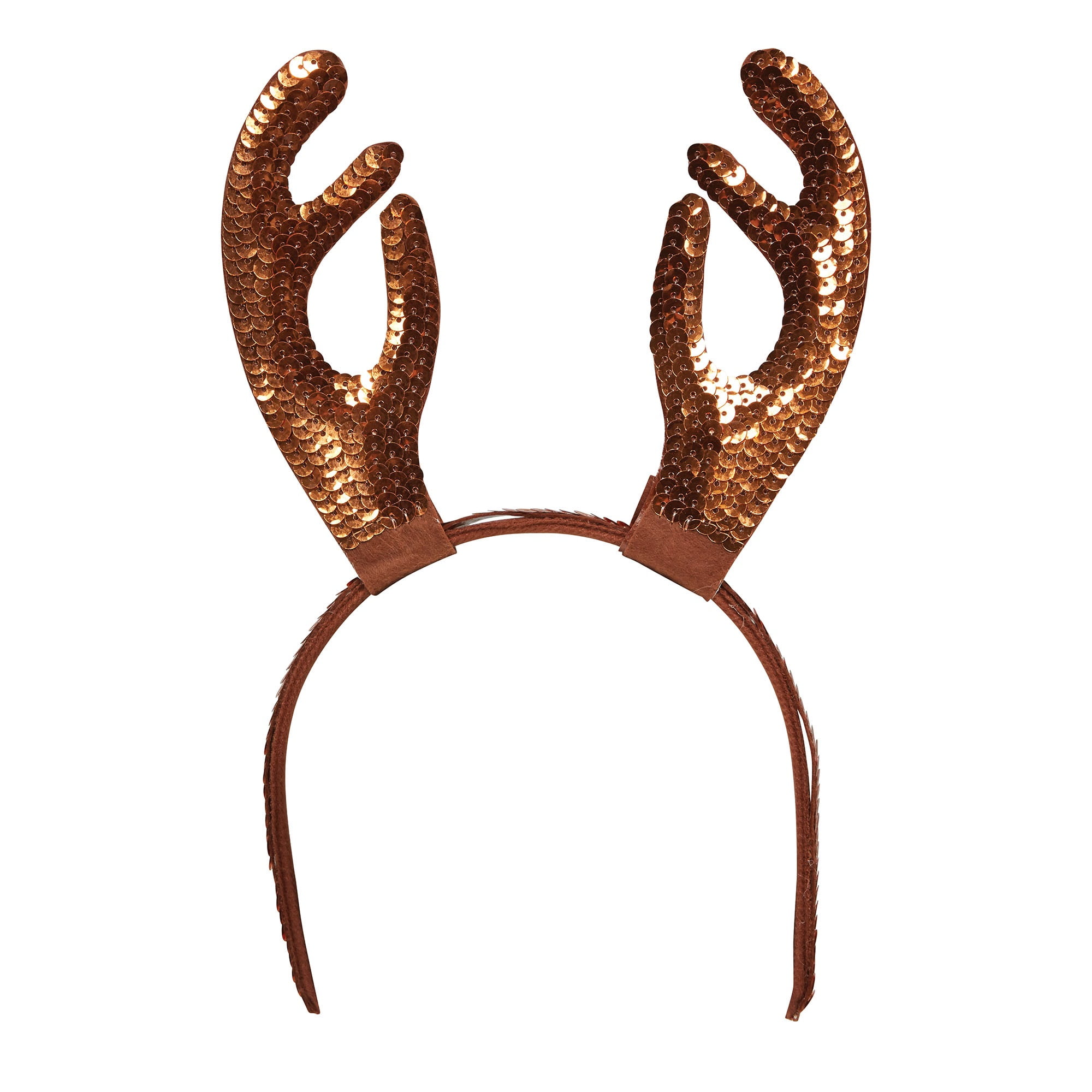 sequin reindeer antlers headband