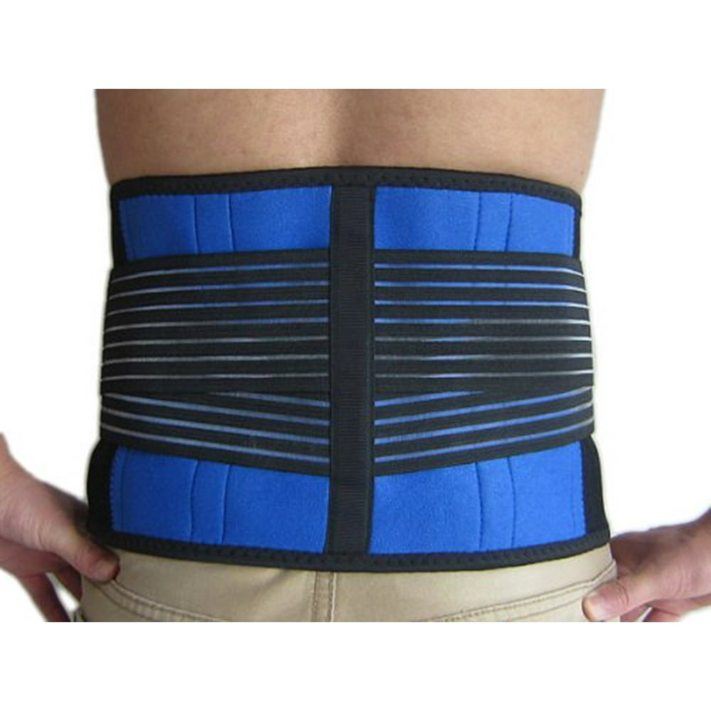 Brand New Deluxe Neoprene Double Pull Lumbar Lower Back Support Brace