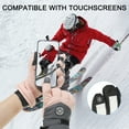 thumbnail image 3 of Uxcell Winter Ski Snow Gloves, 1 Pair Waterproof Touchscreen Winter Warming Gloves, Black-white, 3 of 7