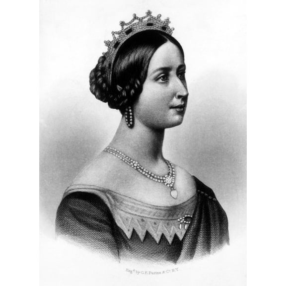 Queen Victoria History Poster Print