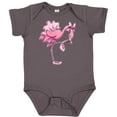 thumbnail image 3 of Inktastic Flamingo Ballerina in Tutu and Ballet Toe Shoes Boys or Girls Baby Bodysuit, 3 of 5