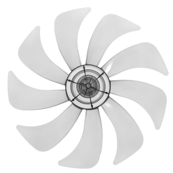 Pretyzoom White Plastic Fan Blades Replacement for Standing Pedestal Fan Low Noise