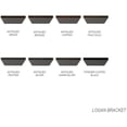thumbnail image 6 of Ekena Millwork 3"W x 14"D Logan Hidden Support Steel Bracket w/ 10" Support Depth, Hammered Bright Red, 6 of 11