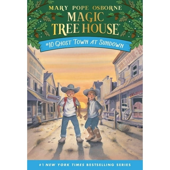 Magic Tree House Ghost Town at Sundown, Book 10, (Paperback)