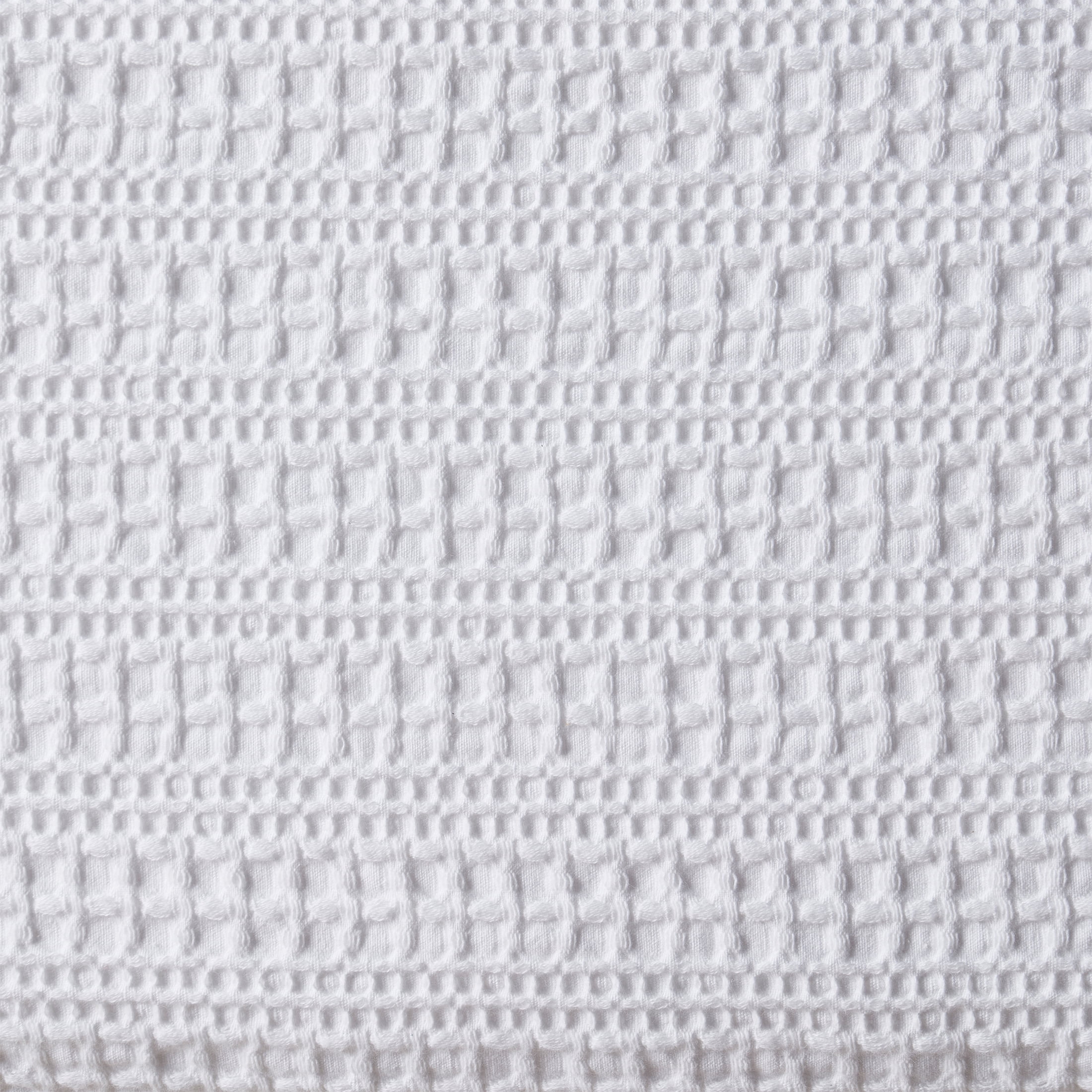 Better Homes & Gardens Waffle Box Spring Cover, White, King