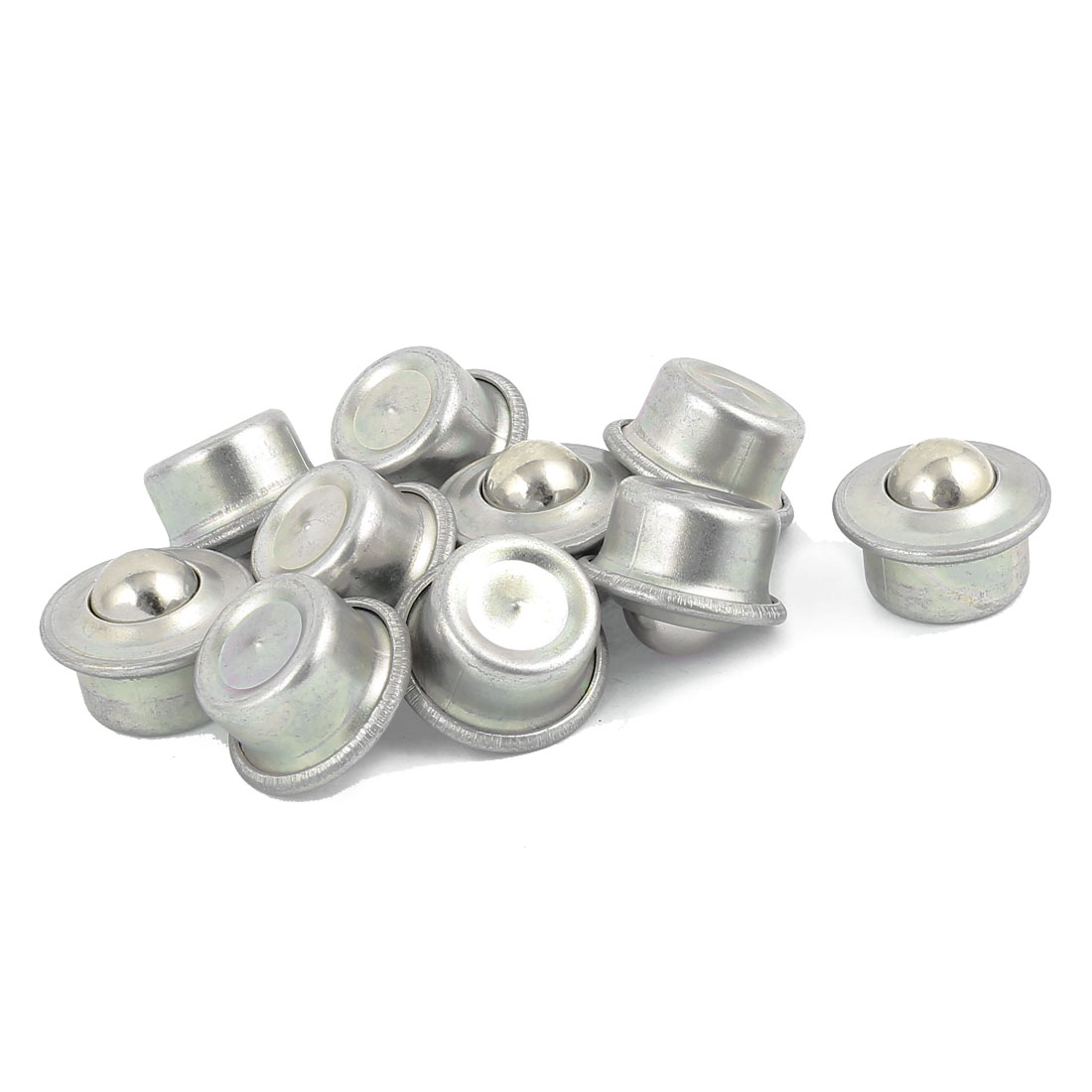 31mm Dia Metal Flange Mount Ball Transfer Bearing Unit Conveyor Roller